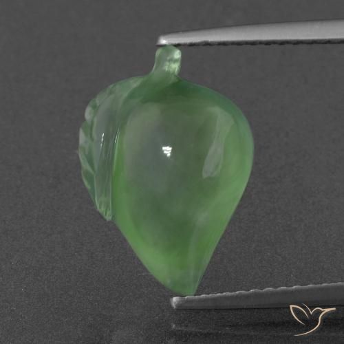 6.40ct Natural Medium Green Prehnite, Fancy, Translucent