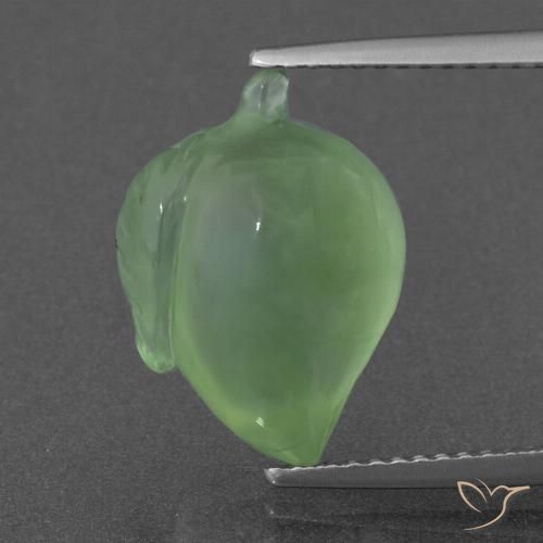 8.31ct Natural Pear Green Prehnite, Fancy, Translucent