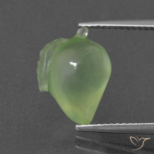 5.90ct Natural Yellow Green Prehnite, Fancy, Translucent