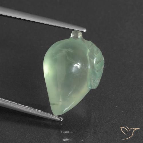 8.80ct Natural Light Yellow Green Prehnite, Fancy, Translucent