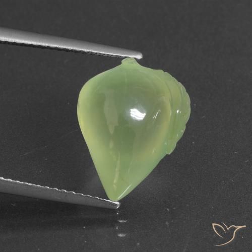 9.14ct Natural Lime Green Prehnite, Fancy, Translucent