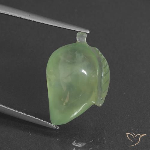 11.82ct Natural Yellow Green Prehnite, Fancy, Translucent