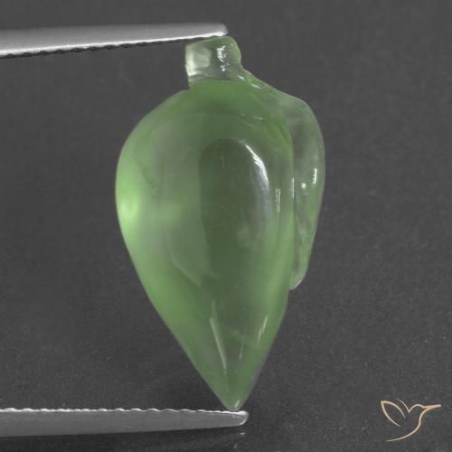 9.43ct Natural Medium Green Prehnite, Fancy, Translucent