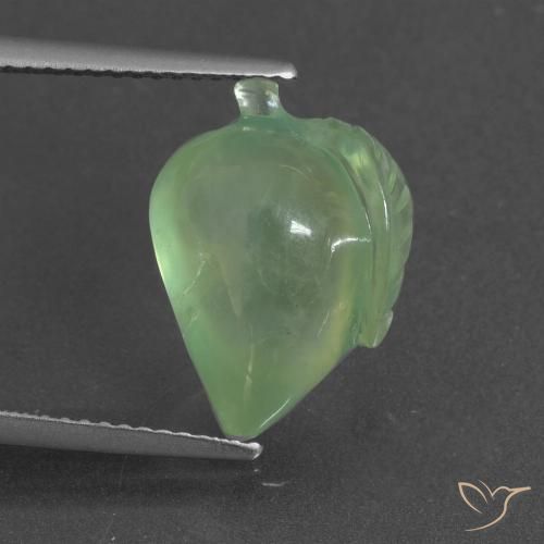 8.30ct Natural Medium Green Prehnite, Fancy, Translucent