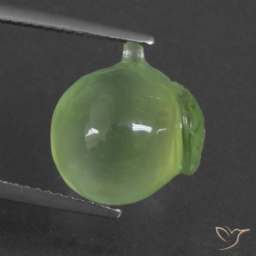 9.55ct Natural Lime Green Prehnite, Fancy, Translucent