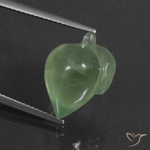11.00ct Natural Yellowish Green Prehnite, Fancy, Translucent