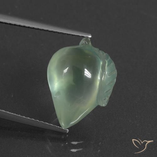 11.81ct Natural Light Green Prehnite, Fancy, Translucent
