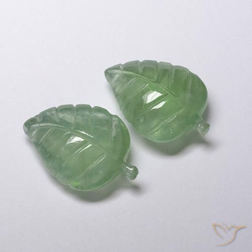13.04 ct Carved Prehnite, 16.4 x 11.3 mm From South Africa, Photo A