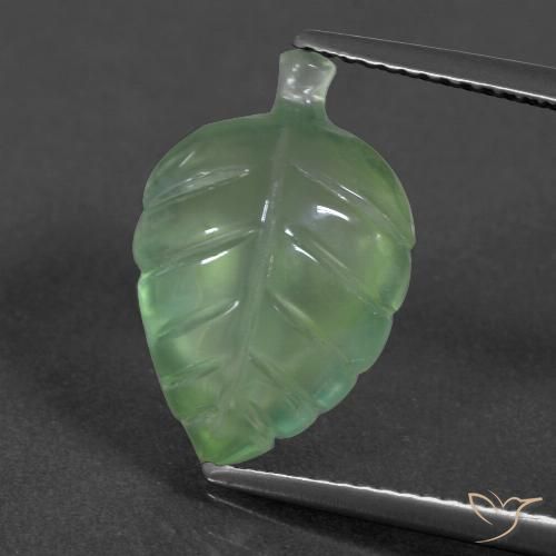 5.89ct Natural Warm Green Prehnite, Fancy, Translucent