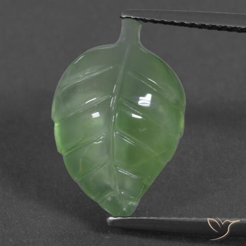 6.66ct Natural Pear Green Prehnite, Fancy, Translucent