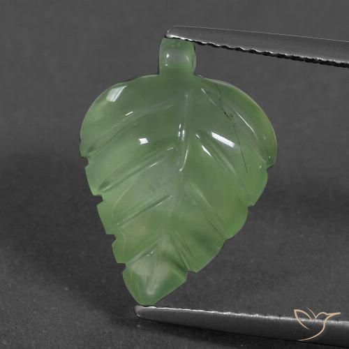 6.27ct Natural Pear Green Prehnite, Fancy, Translucent