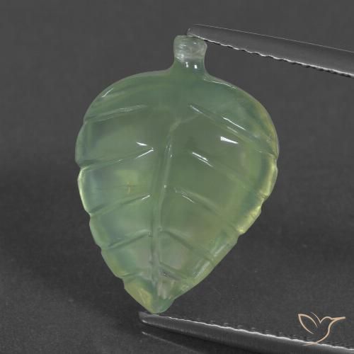 7.28ct Natural Warm Green Prehnite, Fancy, Translucent