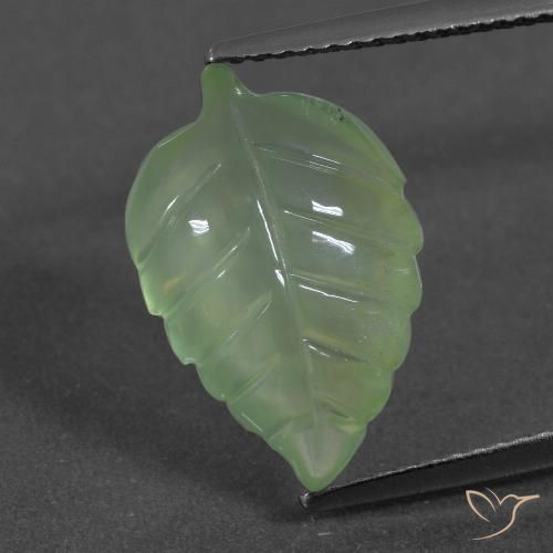 6.06ct Natural Medium Green Prehnite, Fancy, Translucent