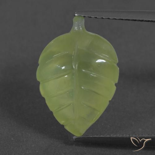 6.27ct Natural Lime Green Prehnite, Fancy, Translucent