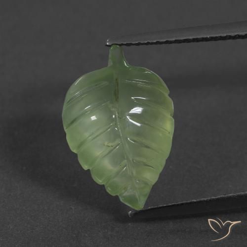 5.61ct Natural Medium Green Prehnite, Fancy, Translucent