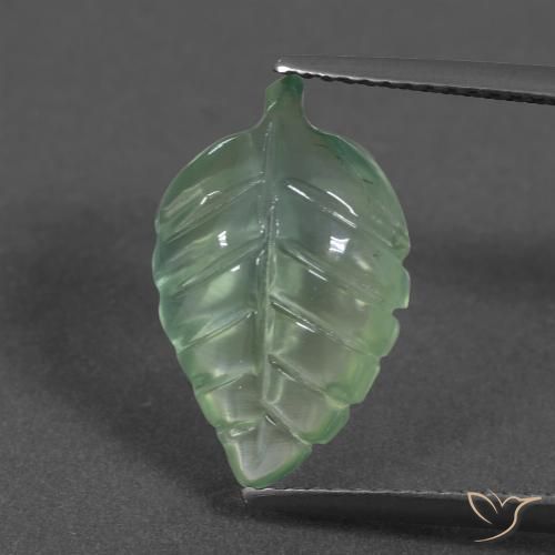 5.11ct Natural Warm Green Prehnite, Fancy, Translucent
