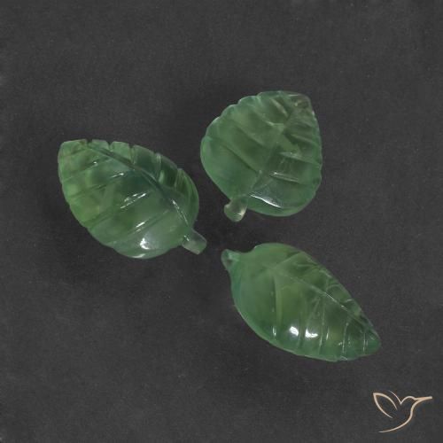 21.38ctw Natural Light Green Prehnite, Fancy, Translucent