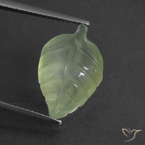 5.76ct Natural Yellow Green Prehnite, Fancy, Translucent