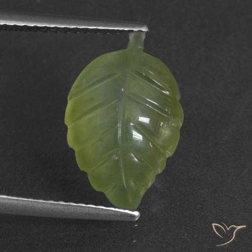 5.08ct Natural Medium Green Prehnite, Fancy, Translucent