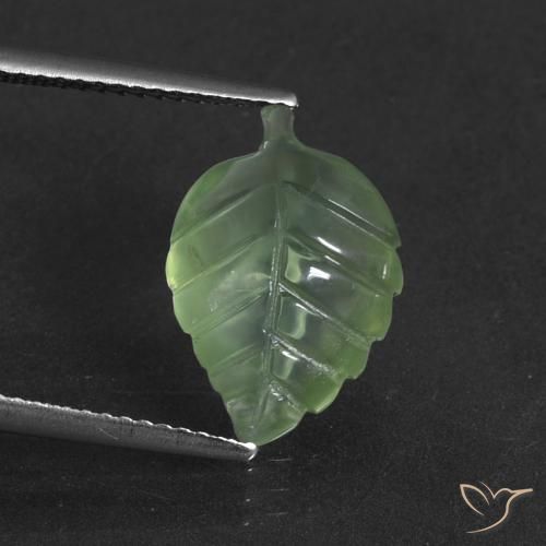 4.75ct Natural Yellowish Green Prehnite, Fancy, Translucent