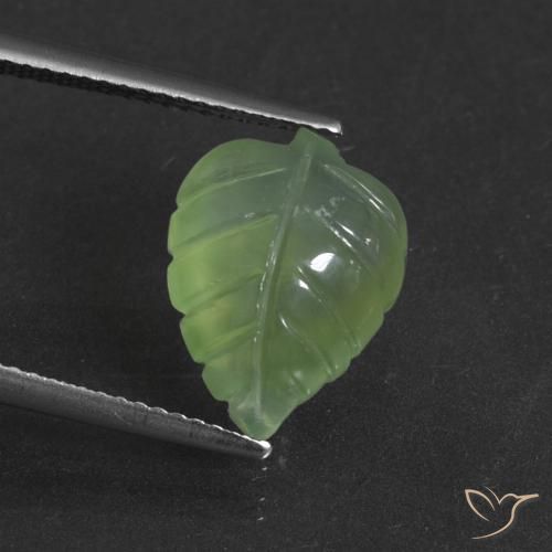 5.97ct Natural Pear Green Prehnite, Fancy, Translucent
