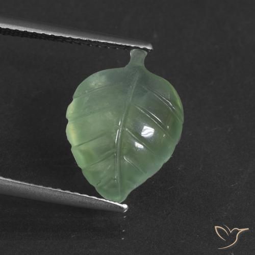 5.62ct Natural Warm Green Prehnite, Fancy, Translucent