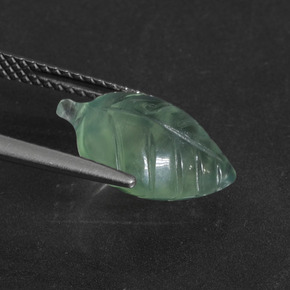Prehnite Gemstone in 13.9 x 10 mm Size for Sale, Prehnite Stone in Green Color