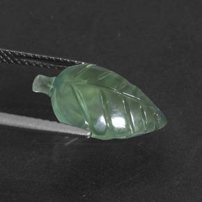 Prehnite Gemstone in 16.1 x 10.7 mm Size for Sale, Prehnite Stone in Green Color