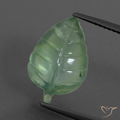 4.94ct Natural Pale Earthy Green Prehnite, Fancy, Translucent