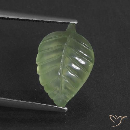 4.62ct Natural Yellowish Green Prehnite, Fancy, Translucent