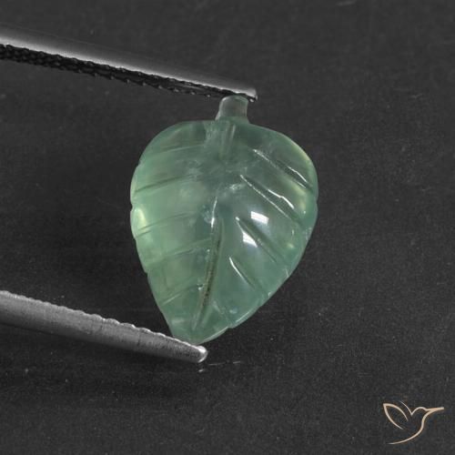 4.67ct Natural Mint Green Prehnite, Fancy, Translucent