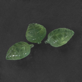 Prehnite Gemstone in 15.5 x 10.5 mm Size for Sale, Prehnite Stone in Green Color