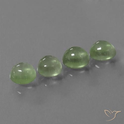 8.35ctw Natural Pear Green Prehnite, Oval, Transparent