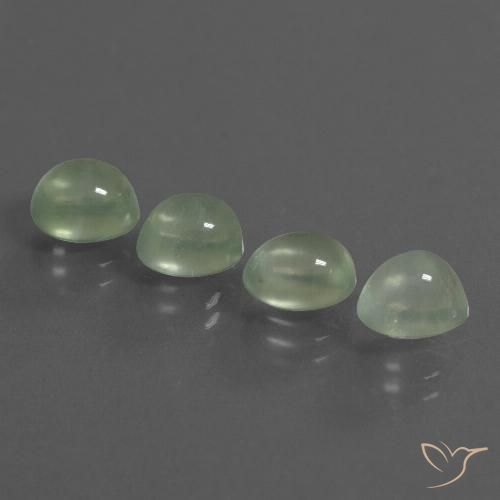 6.64ctw Natural Pale Green Prehnite, Oval, Transparent