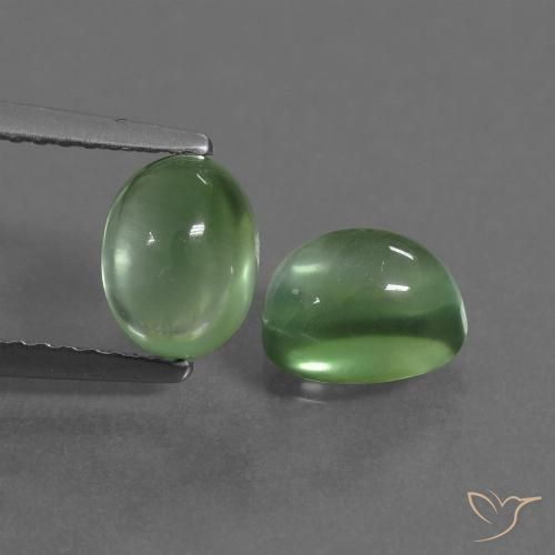 2.68 ct Oval Prehnite, 7 x 5.3 mm From South Africa, Photo A