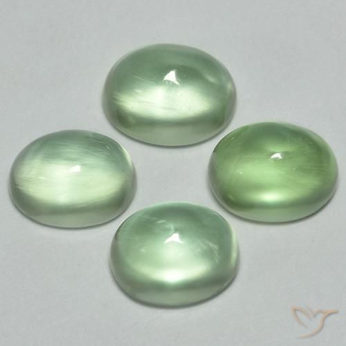 Marquise Shaped Prehnite Gemstone SKU-PR1 50 Pieces Prehnite Cabochon Lot Calibrated Cabochon 5x10mm