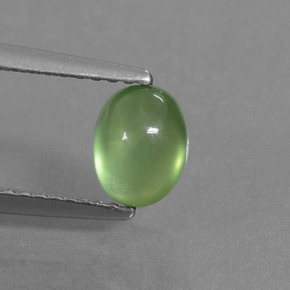 1ct Oval Cabochon Green Prehnite Gem for sale 1ct Oval Cabochon Green Prehnite Gem (ID: 450246)