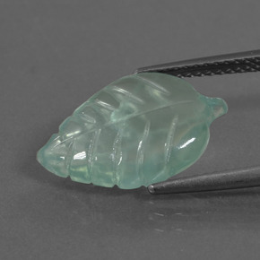 Prehnite Gemstone in 16.4 x 10.8 mm Size for Sale, Prehnite Stone in Light Green Color