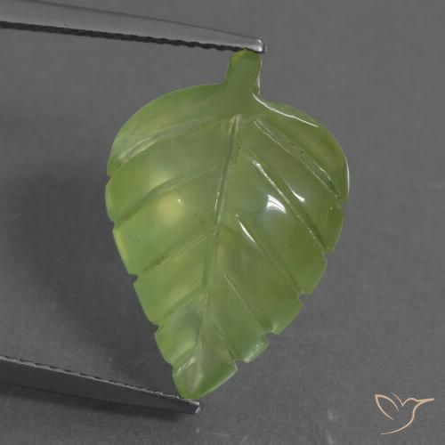 10.33ct Natural Yellowish Green Prehnite, Fancy, Transparent