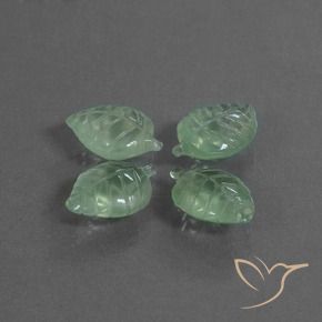 Prehnite Gemstones in 16 x 10.3 mm Size for Sale, Prehnite Stones in Light Mint Green Color
