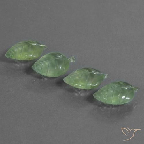 23.84ctw Natural Light Green Prehnite, Fancy, Transparent