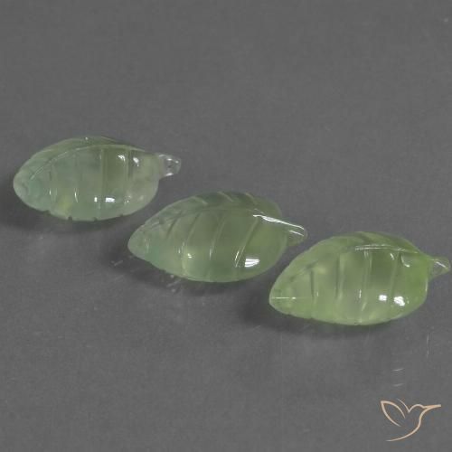 21.73ctw Natural Pale Lime Green Prehnite, Fancy, Transparent