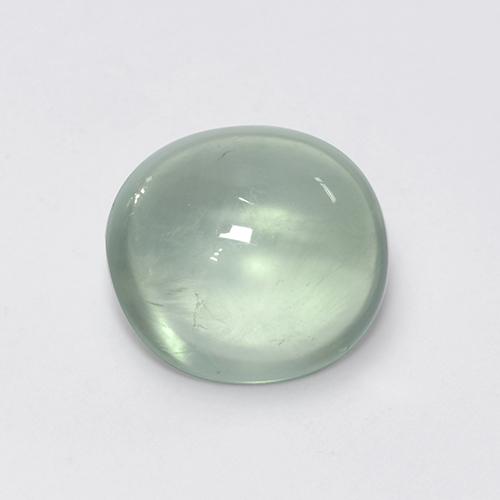 2.95 ct Green Prehnite Stone, Natural Prehnite in Oval Cabochon Shape for Sale