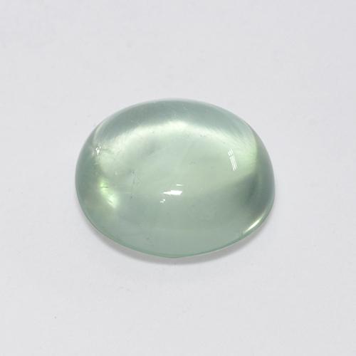 Prehnite Gemstone in 9.5 x 8.6 mm Size for Sale, Prehnite Stone in Very Light Green Color
