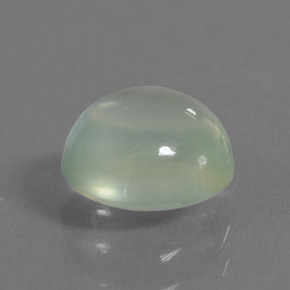 1.16 ct Green Prehnite Stone, Natural Prehnite in Round Cabochon Shape for Sale