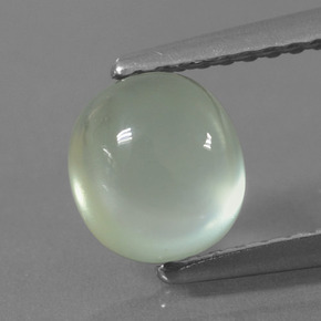 1.6ct Oval Cabochon Green Prehnite for sale thumb image of 1.6ct Oval Cabochon Green Prehnite (ID: 458883)
