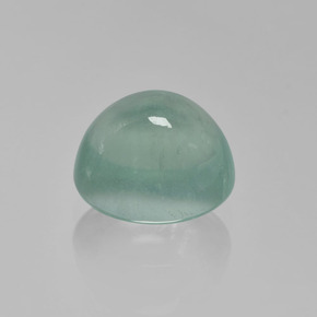 2.48 ct Green Prehnite Stone, Natural Prehnite in Oval Cabochon Shape for Sale