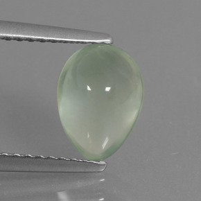 1.6ct Pear Cabochon Green Prehnite for sale thumb image of 1.6ct Pear Cabochon Green Prehnite (ID: 459123)