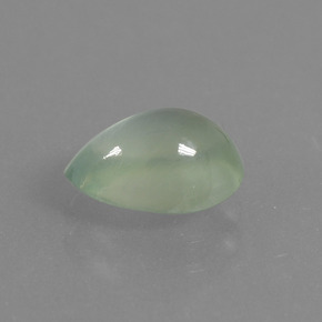 1.62 ct Green Prehnite Stone, Natural Prehnite in Pear Cabochon Shape for Sale