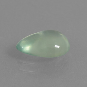 1.70 ct Green Prehnite Stone, Natural Prehnite in Pear Cabochon Shape for Sale